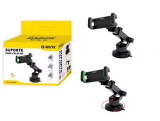 Suporte para Celular • Material: ABS+Selicone • Regulagem 360° BMG66