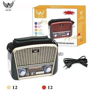 Rádio AM/FM Bluetooth grande com 24pcs