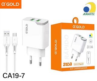 Kit carregador TIPO-C 3.1A CA197