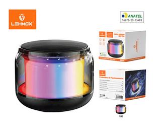 Mini caixa de som Bluetooth com RGB LESQ3D