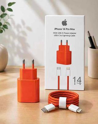 Carregador iPhone 35W USB-C Power Adapter USB-C to Lightning Cable
