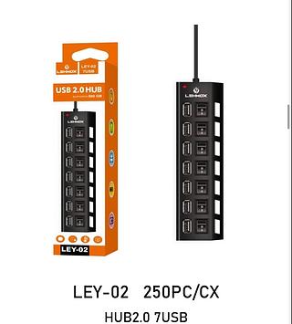 Hub USB 2.0 7 entrada usb LEY02