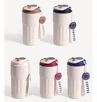 Garrafa Térmica de Água 420ml com Display de Temperatura - Copo Café de Aço