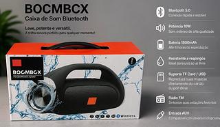 Caixa De Som Bluetooth mini Boombox 20Cm JBL