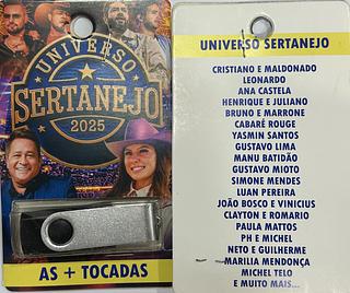 pendrive gravado original 500-600 músicas 74