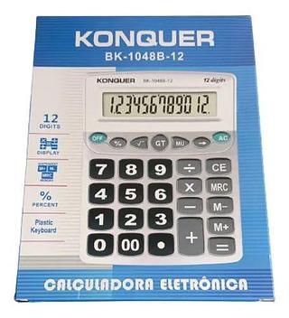 Calculadora eletrônica com 12 dígitos BK-1048B-12
