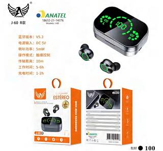 Fone sem fio Bluetooth J60R