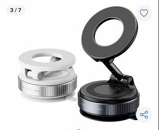 Suporte 360 Graus Dobrável Rotação Forte Vácuo Adsorção Magnética Titular Do Telefone Do Carro