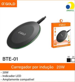 Carregador por indução 20W BTE01