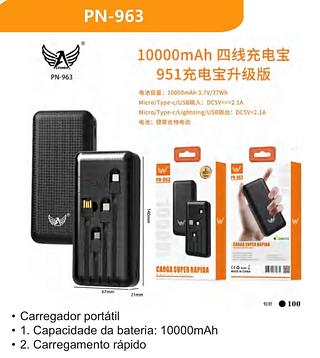 Carregador portátil 10.000MAH caixa fechada 100pcs