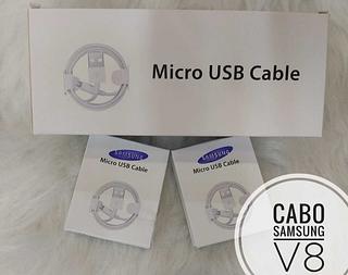 Cabo Samsung Micro USB v8 1 Metro com 500pcs