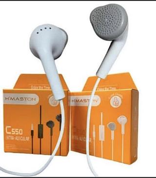 Fone com fio com microfone Hmaston C550