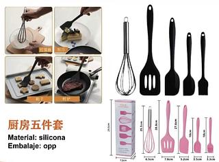 Kit utensílios 5 unidades MCH012