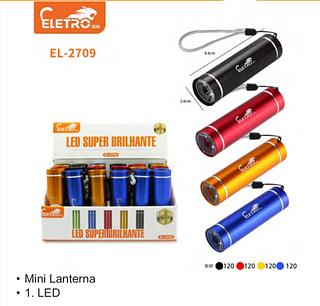 Mini lanterna LED super brilhante EL-2709