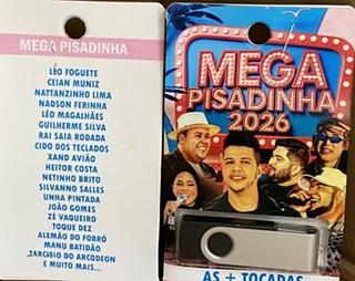 pendrive gravado original 500-600 músicas 26