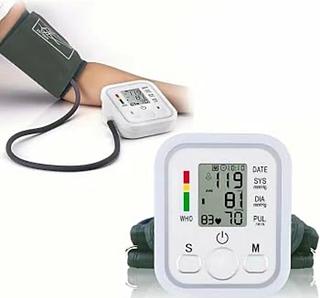 Aparelho de Pressão Digital de Braço com Monitor Inteligente Automático Tela LCD Detecção de Arritmia Memória e Facil Leitura