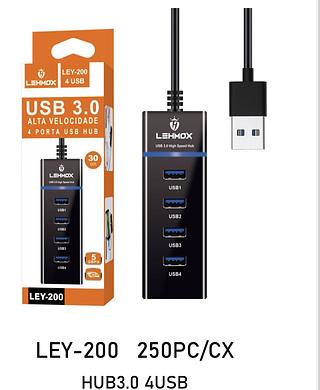 HUB3.0 4USB LEY-200