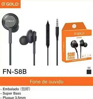 Fone de ouvido com fio FN-S8B
