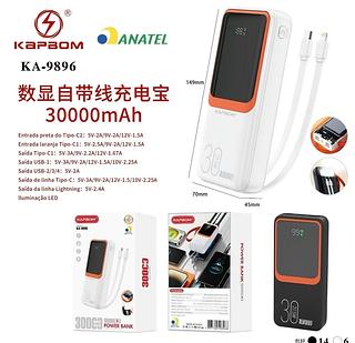 Carregador portátil 30mil MAH com digital KA9896
