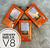Carregador V8 3.1A 3USB KAIDI KD-606S