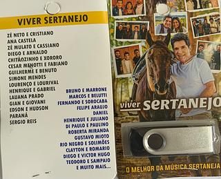 pendrive gravado original 500-600 músicas P125