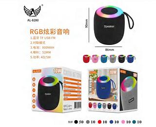 Caixa de som Bluetooth RGB AL8280