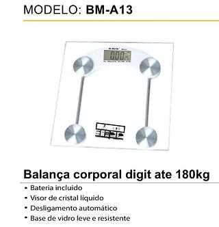 Balança corporal digit ate 180kg caixa fechada com 10pcs