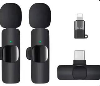 Lapela com 2 microfone TC com adaptador IOS