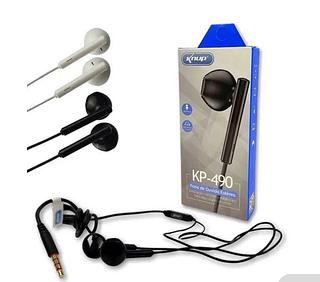 fone com fio Knup KP-490 com 200pcs