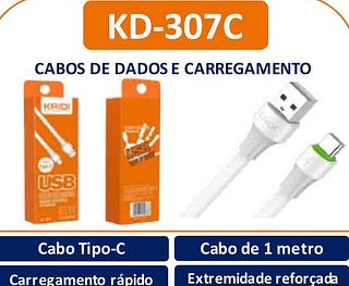 Cabo tipo-c 1M KAIDI com 200pcs
