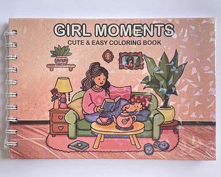 Livro de colorir 50 folhas GIRL MOMENTS