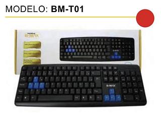 Teclado Padrão BM-T01 Caixa fechado com 30pcs