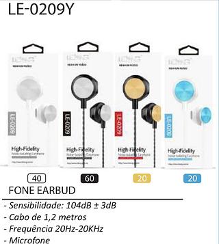 Fone Lelong caixa fechada com 200pcs