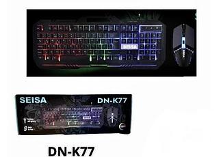 Teclado com mouse game com RGB DN-K77 Caixa fechado com 20pcs