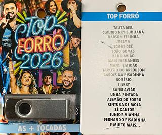 pendrive gravado original 500-600 músicas 12