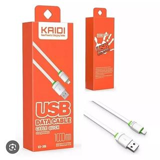 Cabo USB Kaidi Ka-306 Lightning Para Iphone 1m KD306