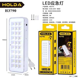 Luz de emergência 30 LED 3W H3790