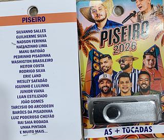 pendrive gravado original 500-600 músicas 68