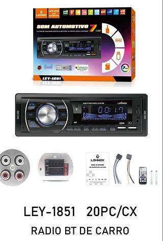 Radio Bluetooth de carro LEY1851