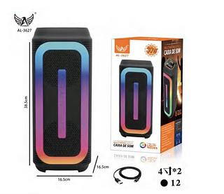 Caixa de som Bluetooth com RGB com 12pcs