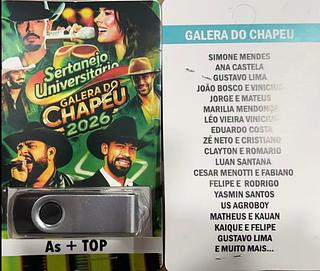 pendrive gravado original 500-600 músicas 82