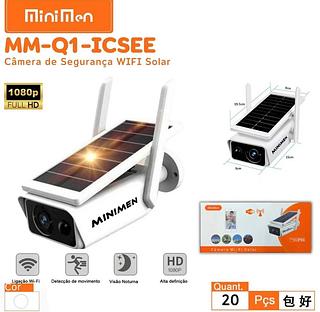 Câmera de segurança wifi solar prova água MM-QI-ICSEE