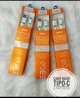 cabo tipo-c 3m kaidi KD-330C