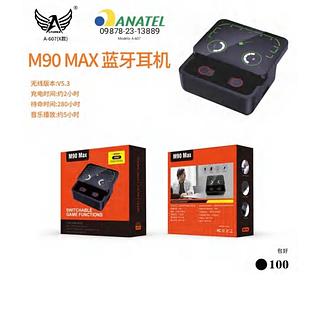 Fone sem fio Bluetooth M90 MAX