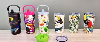 Garrafa térmica 600ML com 2tampa 27