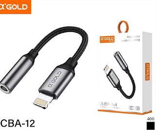 Adaptador de audio iOS - Conecta direto Lightning para 3.5mm - Cabo de audio -CBA12