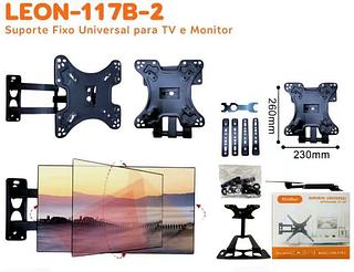 Suporte Fixo Universal para TV e Monitor LEon117B-2
