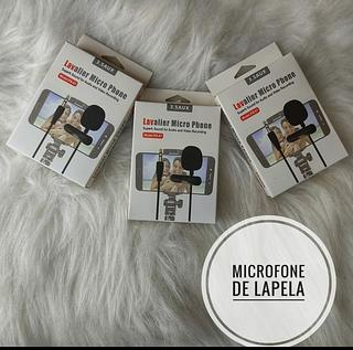 Promoção microfone de lapela