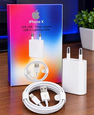 Carregador iPhone com pleto kit 12w