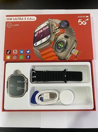 Relógio smart HW Ultra 2 Call Android 5G com chip e câmera Com GPS HW ULTRA 2CALL